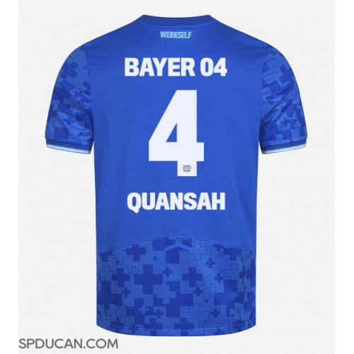Muški Nogometni Dres Bayer Leverkusen Jarell Quansah #4 Rezervni 2025-26 Kratak Rukav